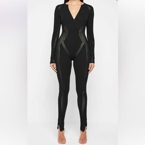 Maniere De Voir Black Jumpsuit